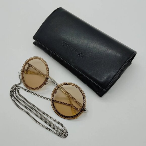 Chanel Sunglasses Women's Silver 479-050425 - Picture 9 of 9